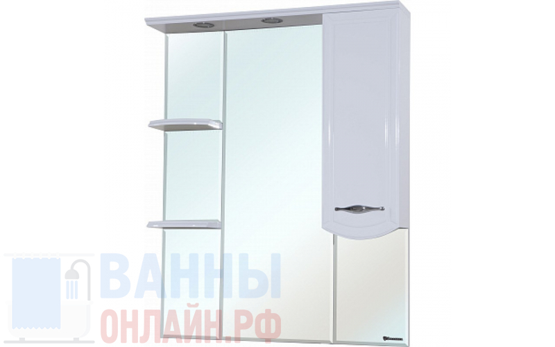 Зеркало-шкаф Bellezza Эрика 80 R