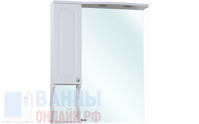 Зеркало-шкаф Bellezza Камелия 65 L белый