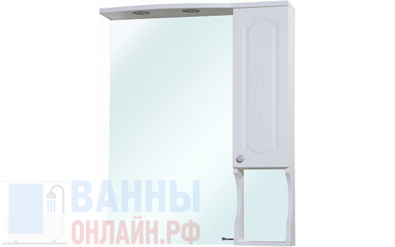 Зеркало-шкаф Bellezza Камелия 65 R белый