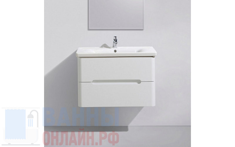 Тумба с раковиной BelBagno Soft 65 bianco lucido