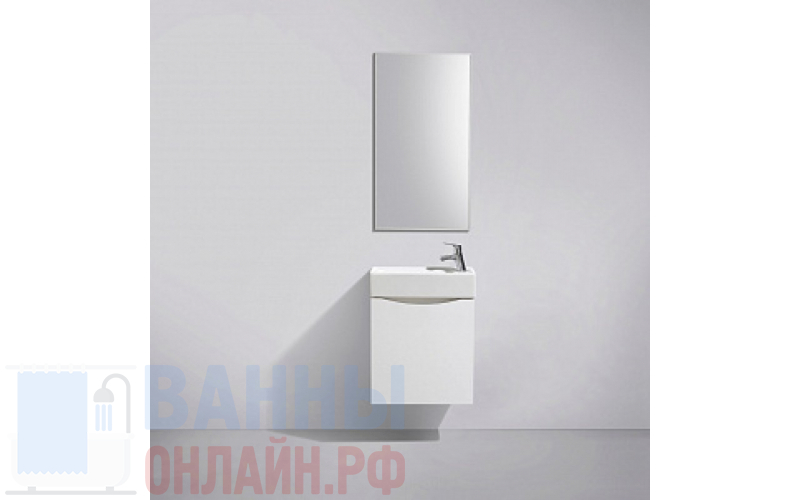 Мебель для ванной BelBagno Mini 50 bianco lucido правая