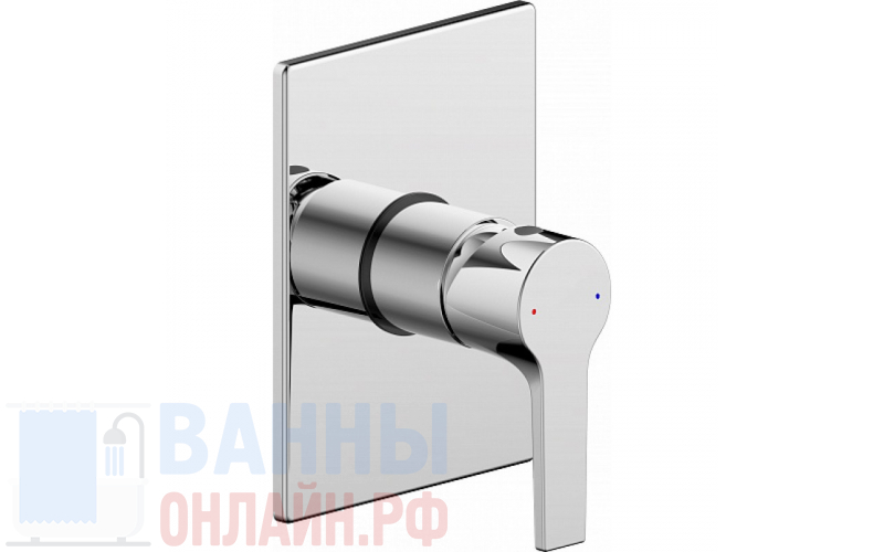 Смеситель Bravat Prolate PB85179C-A С ВНУТРЕННЕЙ ЧАСТЬЮ, для душа
