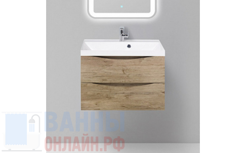Тумба с раковиной BelBagno Marino 70 rovere nature