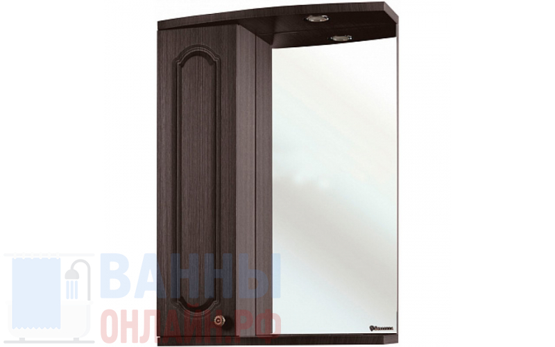 Зеркало-шкаф Bellezza Камелия 55 L венге