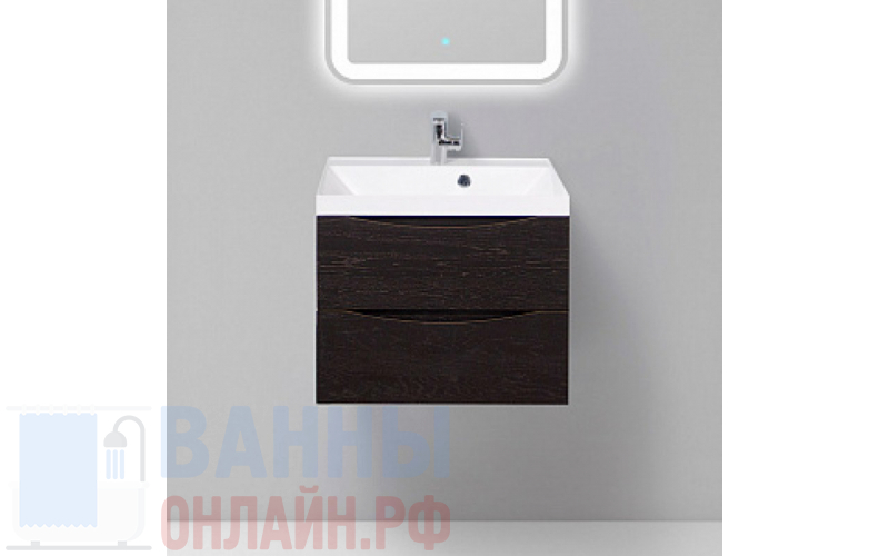 Тумба с раковиной BelBagno Marino 60 rovere cioccolato amaro