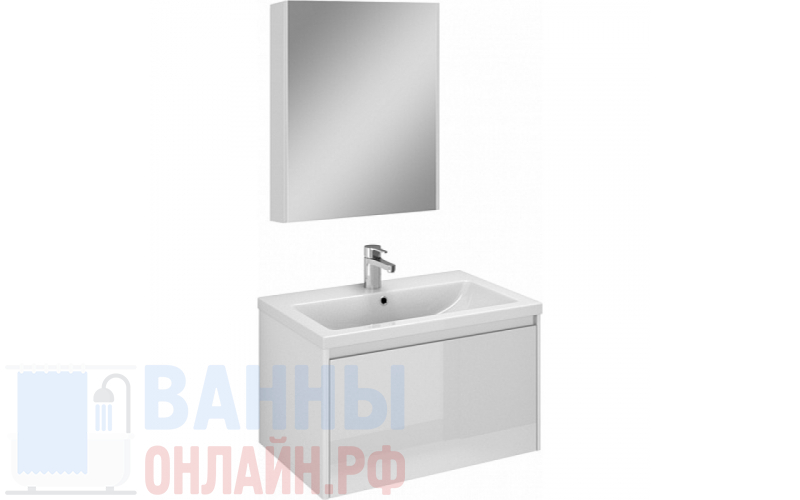 Мебель для ванной Velvex Klaufs 70.1Y белая, подвесная