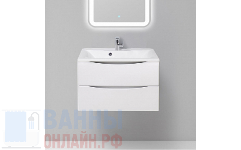Тумба с раковиной BelBagno Marino 75 bianco opaco