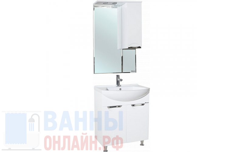 Мебель для ванной Bellezza Альфа 55 белая