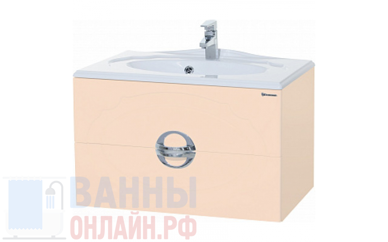 Тумба с раковиной Bellezza Флоренция 100 бежевая