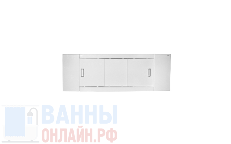 Экран под ванну МДФ купе 1600 мм белый ВИД 3