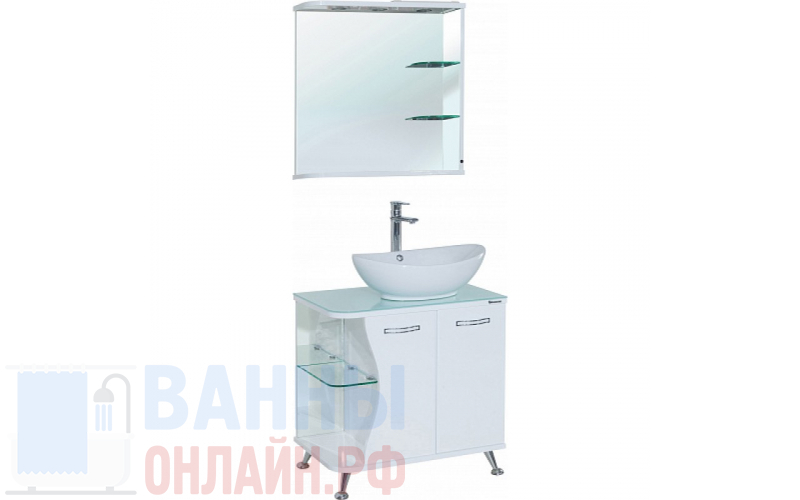 Мебель для ванной Bellezza Рио 70 R белая
