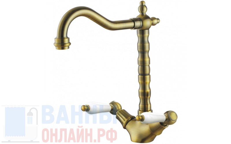 Смеситель для кухни KAISER Vincent 31033-1/Бронзовый