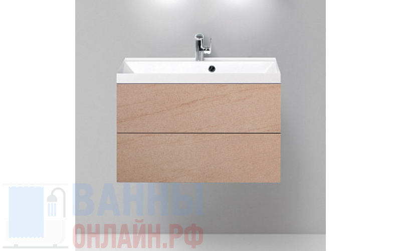 Тумба с раковиной BelBagno Regina 80 rosso basalto