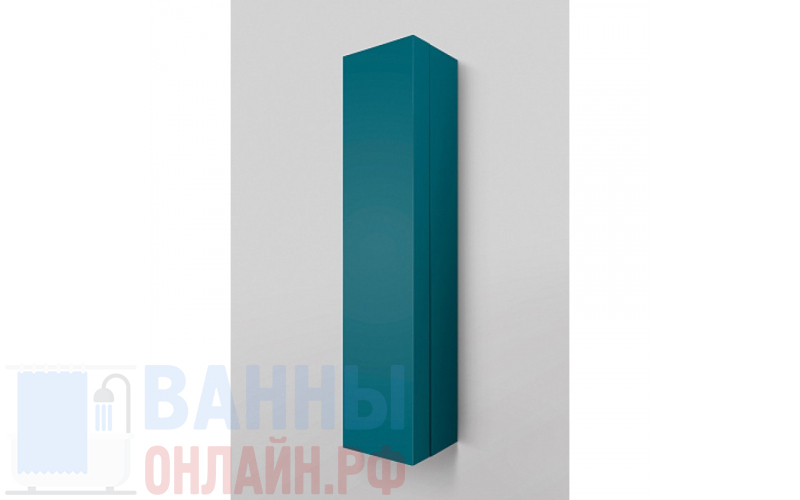 Шкаф-пенал Am.Pm Spirit V2.0 35 L подвесной, кобальтовый глянец
