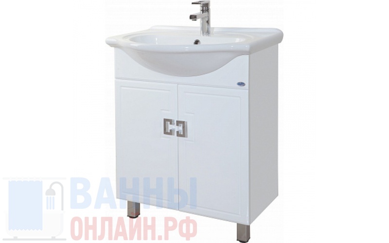 Тумба с раковиной Bellezza Миа 65 прямая