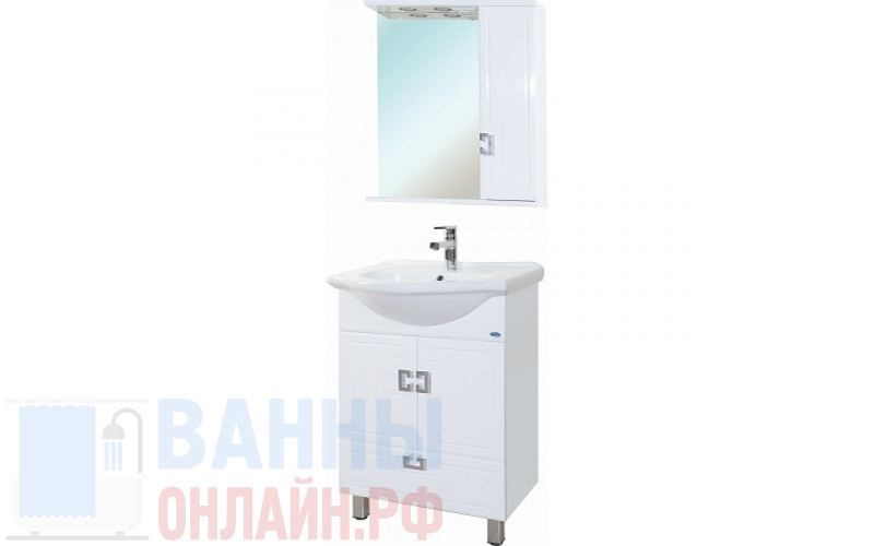 Мебель для ванной Bellezza Миа 60 с нижним ящиком