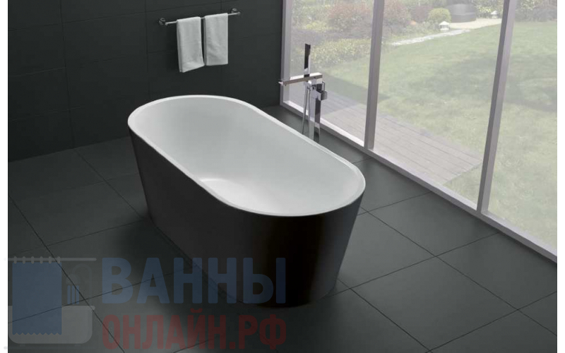 Акриловая ванна BB71-1700-NERO BelBagno BB71-1700-NERO Черный