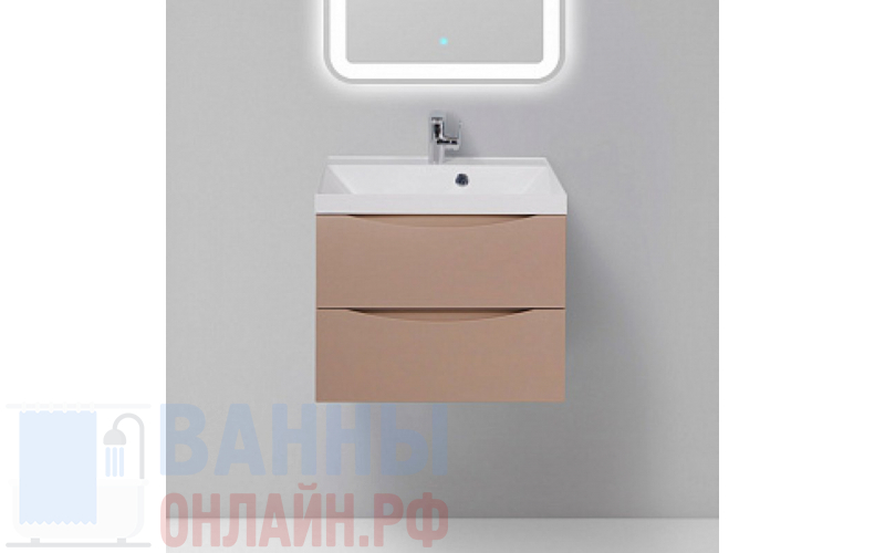 Тумба с раковиной BelBagno Marino 60 capucino lucido