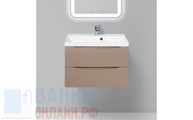 Тумба с раковиной BelBagno Marino 70 capucino lucido