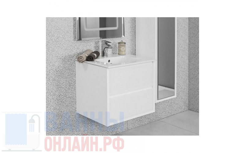 Тумба с раковиной Акватон Римини 60 белая