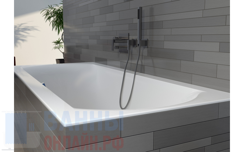 Акриловая ванна Riho Linares Velvet 180x80 без гидромассажа BT4610500000000