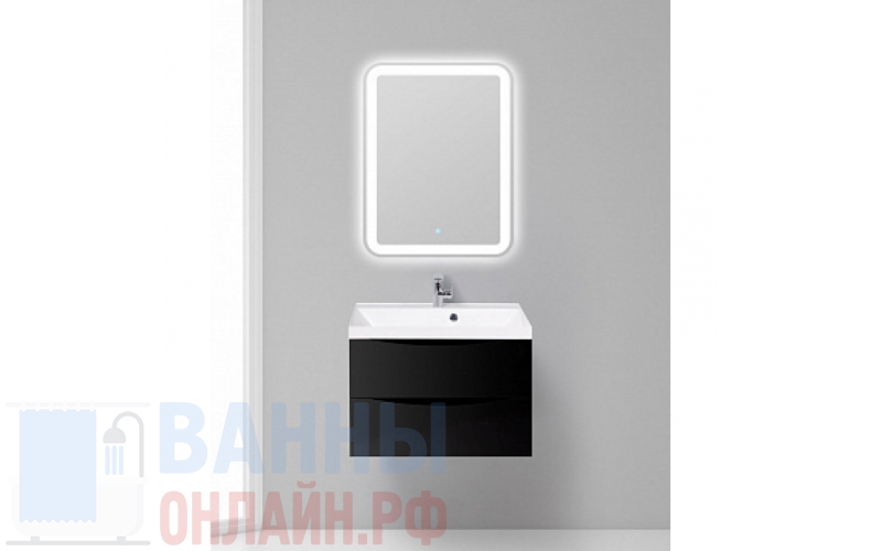 Мебель для ванной BelBagno Marino 70 nero lucido