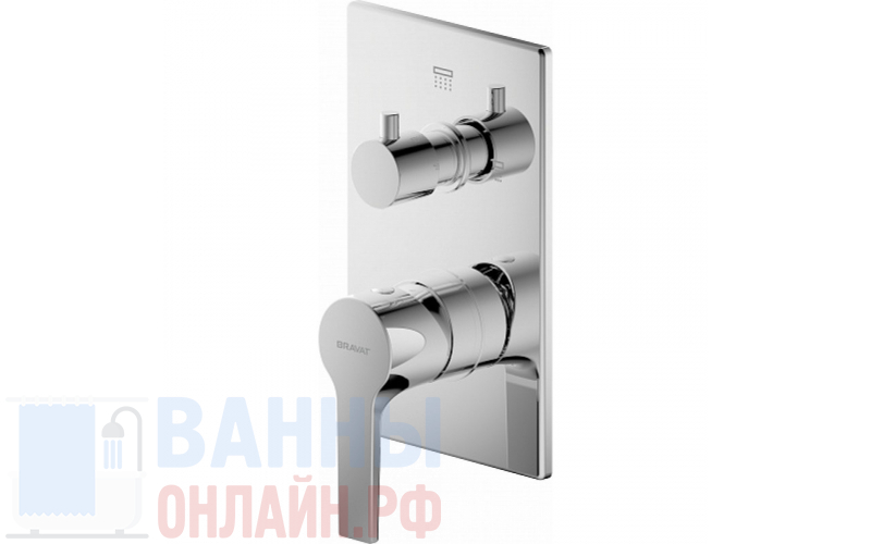 Смеситель для ванны KAISER Cube 2060031