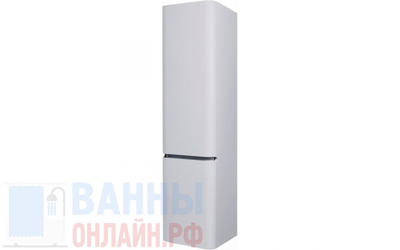 Шкаф-пенал Am.Pm Sensation 40 L, серый шелк
