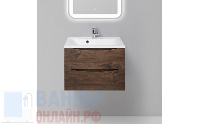 Тумба с раковиной BelBagno Marino 65 rovere moro