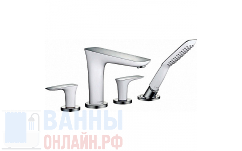 Смеситель Hansgrohe PuraVida 15446000 на борт ванны