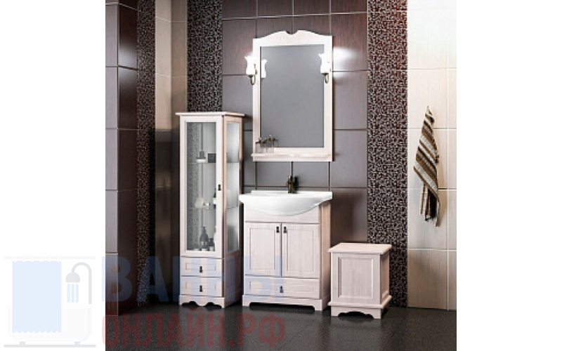 Мебель для ванной Opadiris Клио 65 беленный бук