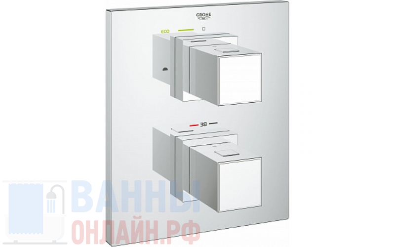 Термостат Grohe Grohtherm Cube 19958000 для ванны с душем