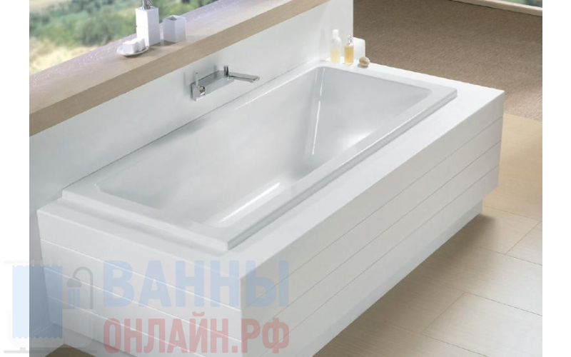 Акриловая ванна Riho Lusso 170x75 без гидромассажа BA1800500000000
