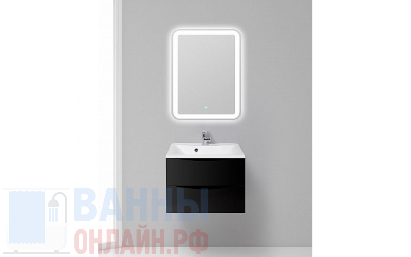 Мебель для ванной BelBagno Marino 65 nero lucido