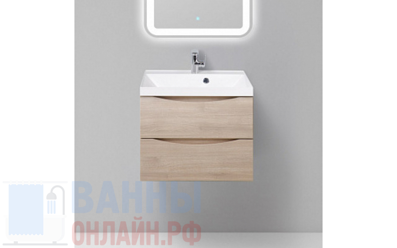 Тумба с раковиной BelBagno Marino 60 rovere grigio
