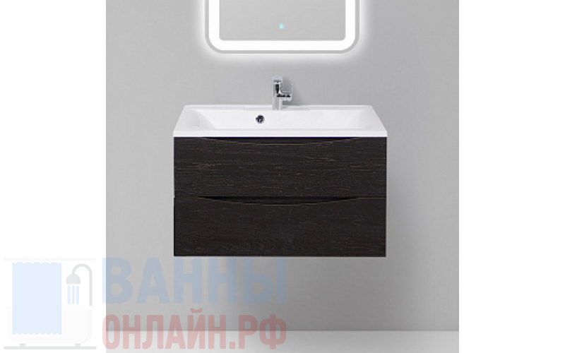 Тумба с раковиной BelBagno Marino 80 rovere cioccolato amaro