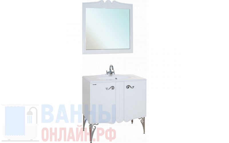 Мебель для ванной Bellezza Эстель 80 белая