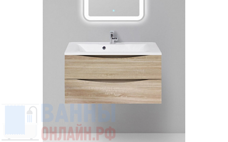Тумба с раковиной BelBagno Marino 90 rovere bianco