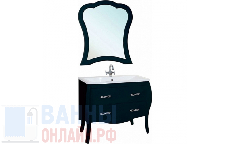 Мебель для ванной Bellezza Грация 90 черная