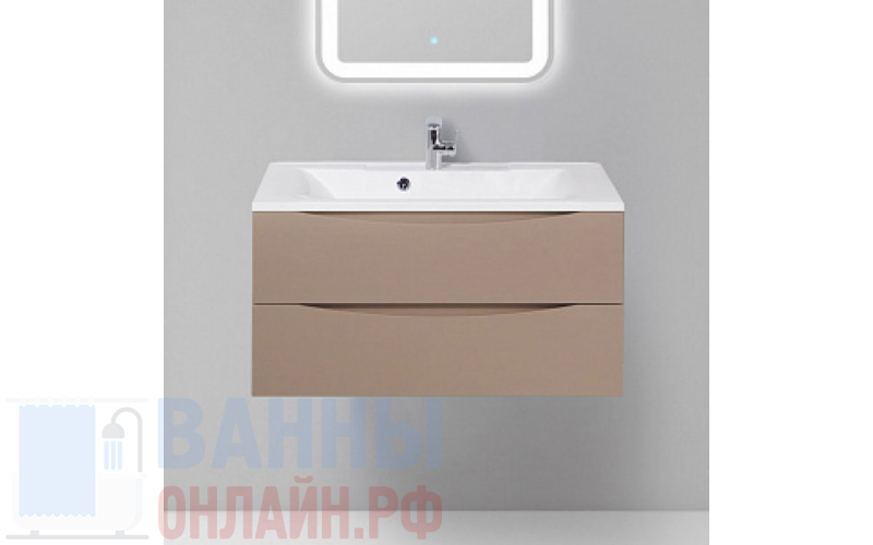 Тумба с раковиной BelBagno Marino 90 capucino lucido