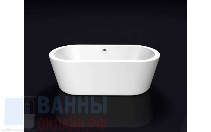 Ванна акриловая отдельностоящая BelBagno BB12-1775 Bianco