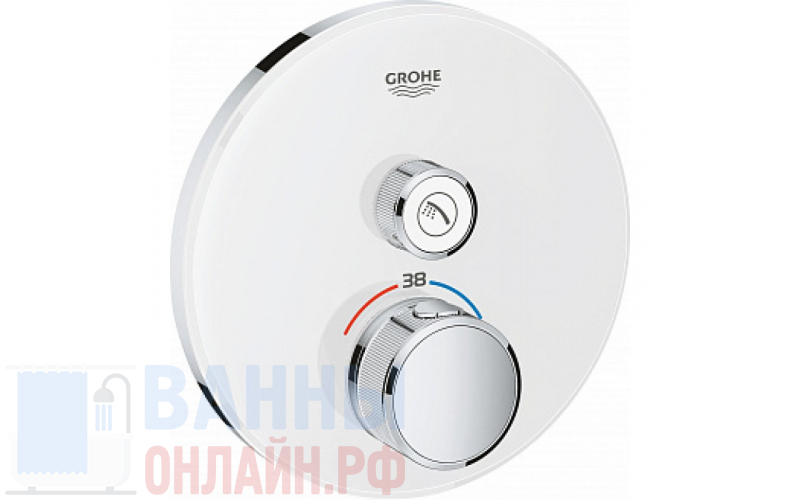 Термостат Grohe Grohtherm SmartControl 29150LS0 для душа, moon white