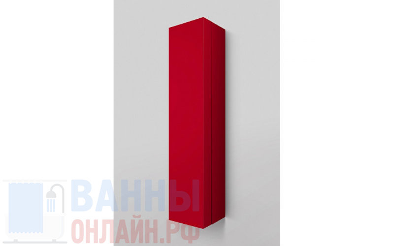 Шкаф-пенал Am.Pm Spirit V2.0 35 L подвесной, красный глянец
