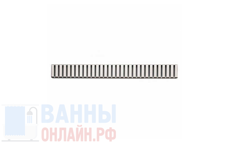Решетка Alcaplast LINE-550M (Нержавеющая сталь матовая)