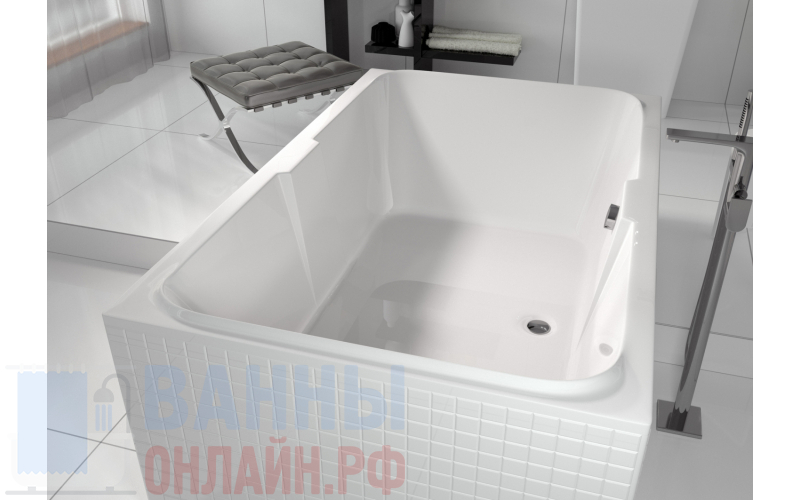 Акриловая ванна Riho Sobek 180x115 без гидромассажа BB2800500000000
