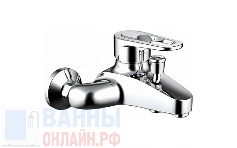 Смеситель Bravat Loop F6124182CP-01 для ванны с душем