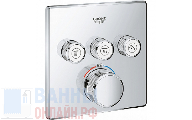 Термостат Grohe Grohtherm SmartControl 29126000 для ванны с душем