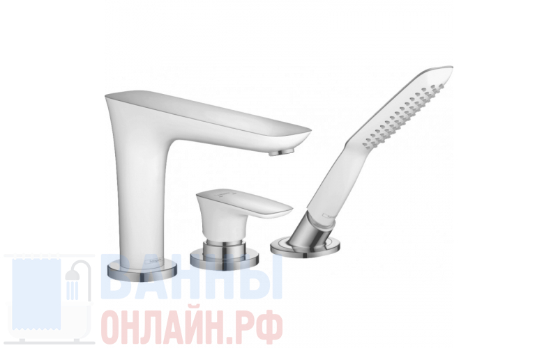 Смеситель Hansgrohe PuraVida 15432000 на борт ванны