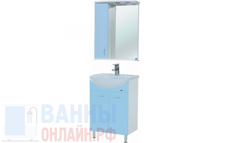 Мебель для ванной Bellezza Уют 60 голубая