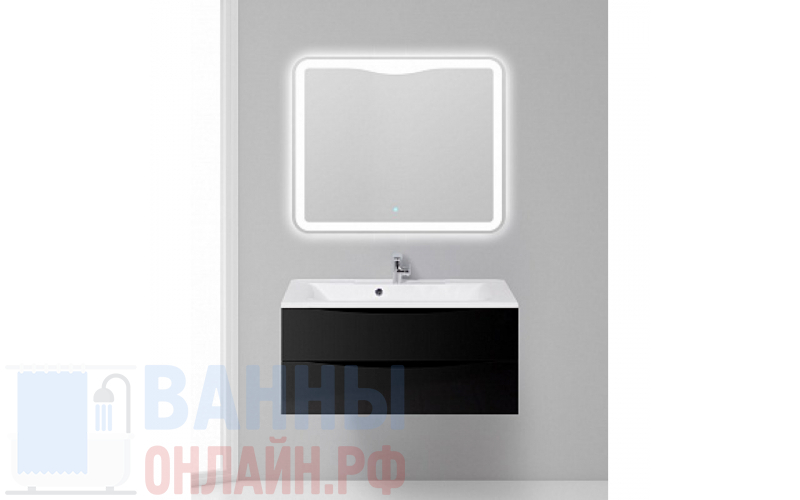 Мебель для ванной BelBagno Marino 100 nero lucido